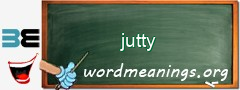 WordMeaning blackboard for jutty